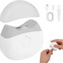 2026 New Electric Nail Clippers, Automatic Nail Trimmer with LED Light & 2 Speeds - Safe Portable Nail Cutter for Baby Kids Adult Seniors, Portable for Home Travel (White)