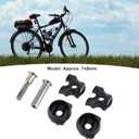 Bicycle Seatpost Clamp, Pole Clamp Bike Parts Stainless Steel Bicycle Accessory, Lightweight, Sturdy, Safe Grip (7 * 9mm/0.28 * 0.35in)