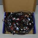 Dreamcolor Acrylic Interior Car LED Strip Light with Wireless APP, RGB 18 in 1 with 175 inches 600 LEDs Fiber Optic Car Ambient Lighting Kits, Dual Zone Sound Active Function LED Strip for Car