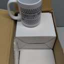 Lounsweer 4 Pieces Hidden Message Coffee Mugs 15 oz Funny Secret Messages Ceramic Mugs Sarcastic White Elephant Gifts for Family Coworkers Friends Office Funny Prank Gag for Birthday(White)