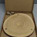 Rustic Wood Cake Stand - 11-13 Inch Wooden Slice with Legs for Elegant Wedding, Birthday, & Woodland-Themed Parties1Pcs