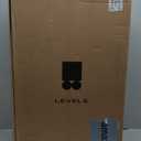 LEVEL8 Trunk Luggages, 28 Inch Luggage with Spinner Wheels, Luminous Textured Checked Large Hard Shell Lightweight with Tsa Lock, Navy