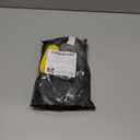 EP 3 Ft Lighted GFCI Extension Cord with 3 Electrical Power Outlets - 12/3 SJTW Heavy Duty Black Pigtail Extension Cable with 3 Prong Grounded Plug for Safety, UL Listed