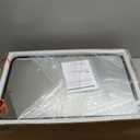 16x24 Inch Black Mirror Medicine Cabinet Metal Framed Recessed Wall Mounted Bathroom Medicine Cabinet with Mirror and Storage