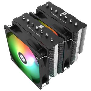 Phantom Spirit 120 SE ARGB CPU Air Cooler,7 Heat Pipes CPU Cooler,Dual 120mm TL-C12B-S V2 PWM Fan,AGHP 4.0 Technology,S-FDB Bearing,for AMD AM4 AM5/Intel 1700/1150/1151/1200/1851