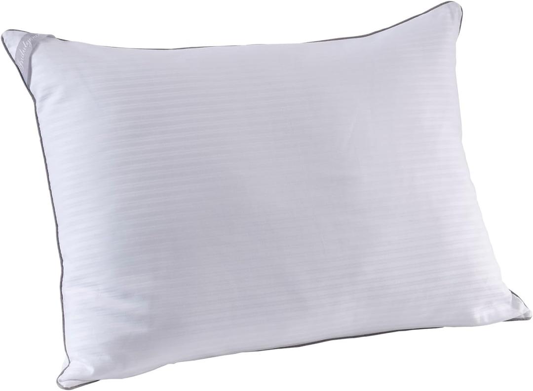 Isotonic Indulgence Synthetic Down Pillow | Back & Stomach Sleeper (Standard/Queen), White 