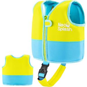 Kids Swim Vest Neoprene Swimming Aid with Adjustable Safety Strap for Age 1-3 