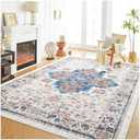 KGAUT 4x6 Area Rugs for Living Room Boho Rug Machine Washable Rug for Bedroom Indoor Soft Large Carpet Vintage Non Slip Foldable for Dining Room Entryway