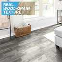 Art3d Peel and Stick Floor Tile Vinyl Wood Plank 36-Pack 54 Sq.Ft, Aged Wood, Rigid Surface Hard Core Easy DIY Self-Adhesive Flooring