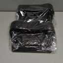 Car Seat Gap Filler Organizer,2 Pack Car Leather Cup Holder Gap Bag,Car Seat Storage Box with Cup Holder Expander,Car Organizer Front Seat for Holding Phone, Glasses, Keys, Cards (Black)