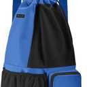 BAVELOE Swim Bag with Wet Pocket, Mesh Drawstring Backpack for Beach, Swimming, Snorkeling, Pool, Gym for Women Men