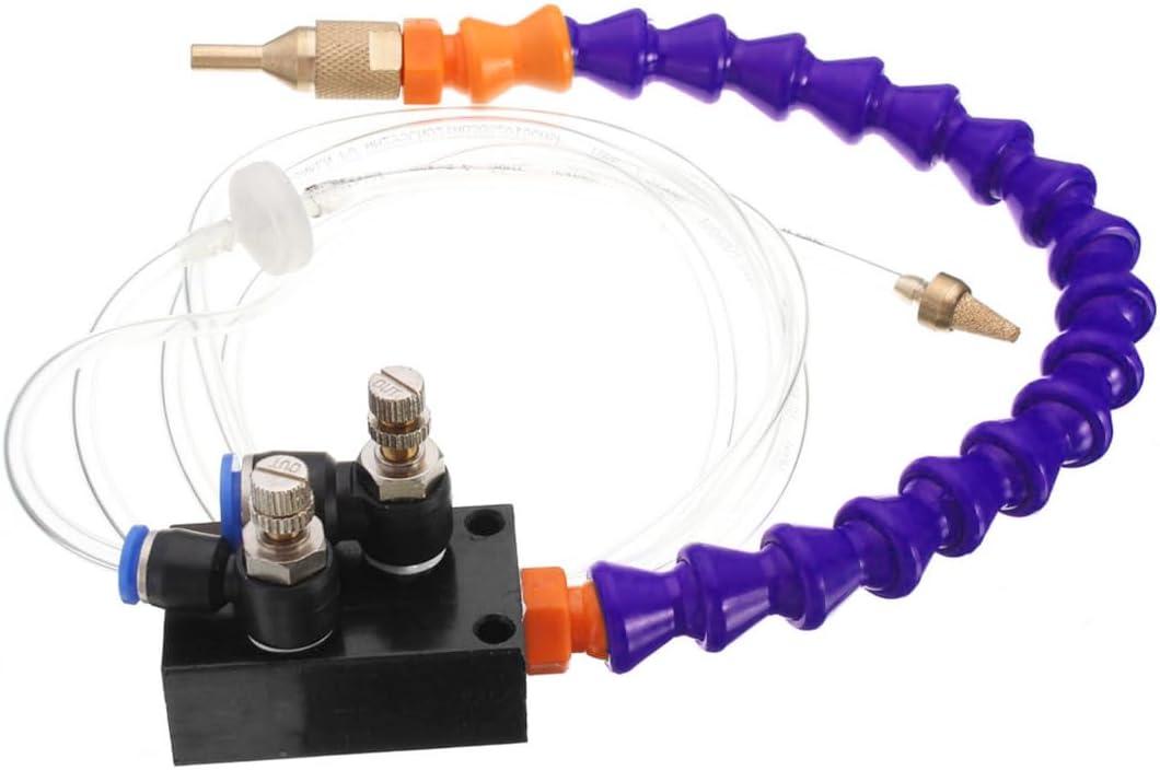 OriGlam Mist Coolant Lubrication Spray System for Metal Cutting Engraving Cooling Sprayer Machine for Air Pipe CNC Lathe Milling Drill