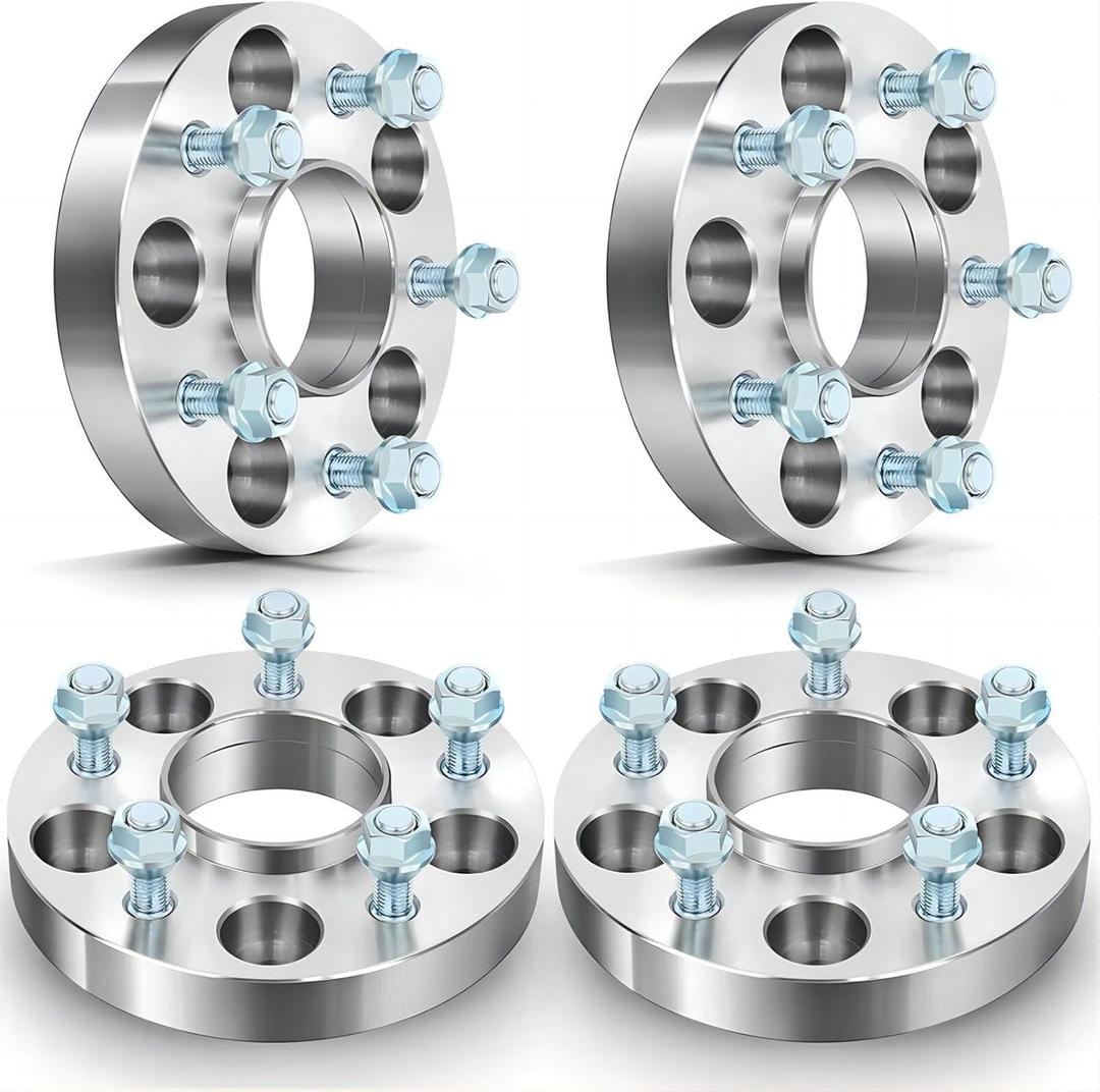 ECCPP 4PCS 1" 5 Lug Hubcentric Wheel Spacers 5x4.75 to 5x4.75 for 1982-2002 for Chevrolet Camaro| 1980-1989 for Chevrolet Caprice| 1988-2013 for Chevrolet Corvette| 1959-1970 for Chevrolet Impala