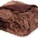 PetAmi Waterproof Dog Blanket for Small Medium Dogs, Calming Fleece Cat Blanket, Couch Protector Washable Sherpa Faux Fur Pet Throw for Puppy, Soft Reversible 29x40 Tie-Dye Brown