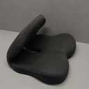 Memory Foam Seat Cushion for Truck Driver Office Chair Cushion Home Chair Cushion Car Seat Cushion Non Slip Pad Sitting Ergonomic Cushions for Office Workers Car Drivers (Black)