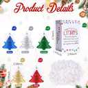 15 Set Christmas Coworker Gifts Bulk Coworker Christmas Ornaments Hanging Xmas Tree Shaped Ornaments with Box Xmas Appreciation Gifts for Employee Staff Team Tree Decoration