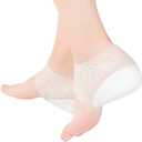 Exceart Heel Cup Insoles Half Height Increase Insoles Invisible Silicone Shoe Lift Heel Pads 2.5CM Men Women (for Size 40-46)