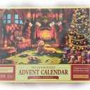 Advent Calendar Christmas Celebration Jigsaw Puzzle, Holiday Season Family Activity, Traditional Festive Entertainment