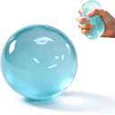 Coconut Oil Stress Ball, Slow Rising Coconut Oil Squishy for Stress Relief, Non-Sticky Sensory Fidget Toy for Adults & Kids, Portable Squeeze Stress Ball for Anxiety, Office Desk or Travel(Blue)