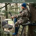 CHERAINTI Hunting Seat Cushion, Lightweight Memory EVA Foam Tree Stand Cushion, Portable and Waterproof Silent Camo Pad for Comfortable Hunting, Camping, Ice Fishing, and Outdoor Sports 17 x 13 Inch