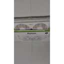 Holmes 9" 2 Speed Twin Blade Manual Window Fan with Reversible Airflow White