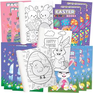 ArtCreativity 20 Packs / 5" X 7" Easter Mini Coloring Books for Boys and Girls Children, 5 Designs Set for Classroom, Perfect for Creative Educational Art Home and Exchange Gifts for Toddlers