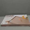 HONGBAKE 2 Pack Half Sheet Baking Pans,Non Stick Baking Sheet for Oven, 57% Thicker Carbon Steel Cookie Sheets for baking, 17.5" x 12" Cookie Trays (Champagne Gold)