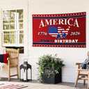 250th Anniversary American Flag - 3x5 Ft Red White and Blue Double Sided 3 Layers Patriotic Flag - 4th of July Decorations Independence Day 250th Anniversary Flag for Indoor Outdoor Decoration