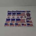 Patriotic Clings (stars & stripes designs) Party Accessory Pack of 3