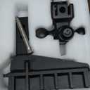 Adjustable Trailer Hitch, Tri-Ball (1-7/8" x 2" x 2-5/16") Drop Hitch, Fits 2-Inch Receiver, 6 Inch Drop Hitch, 17000 LBS GTW-Class 3 Tow Hitch for Heavy Duty Truck, Black, Solid Ball Mount