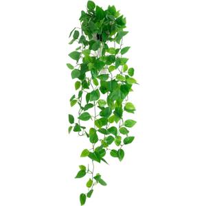 Fake Hanging Plants for Room Decor,1pcs Artificial Potted Plants Vines for Wall Home Office Aesthetic Living Kitchen Bathroom Coffee Table Shelf Indoor Outdoor Farmhouse Patio Decorations