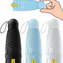 LMUGOOS 3 Pack Mini Travel Folding Umbrella,UPF 50+ UV Compact Portable Sun