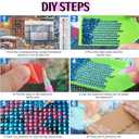 ossomo Diamond Painting Kits for Adults,DIY 5D Full Drill Lion at Sunset Diamond Art Kits Diamond Dots Pictures Perfect for Relaxation and Home Wall Decor 30x40cm