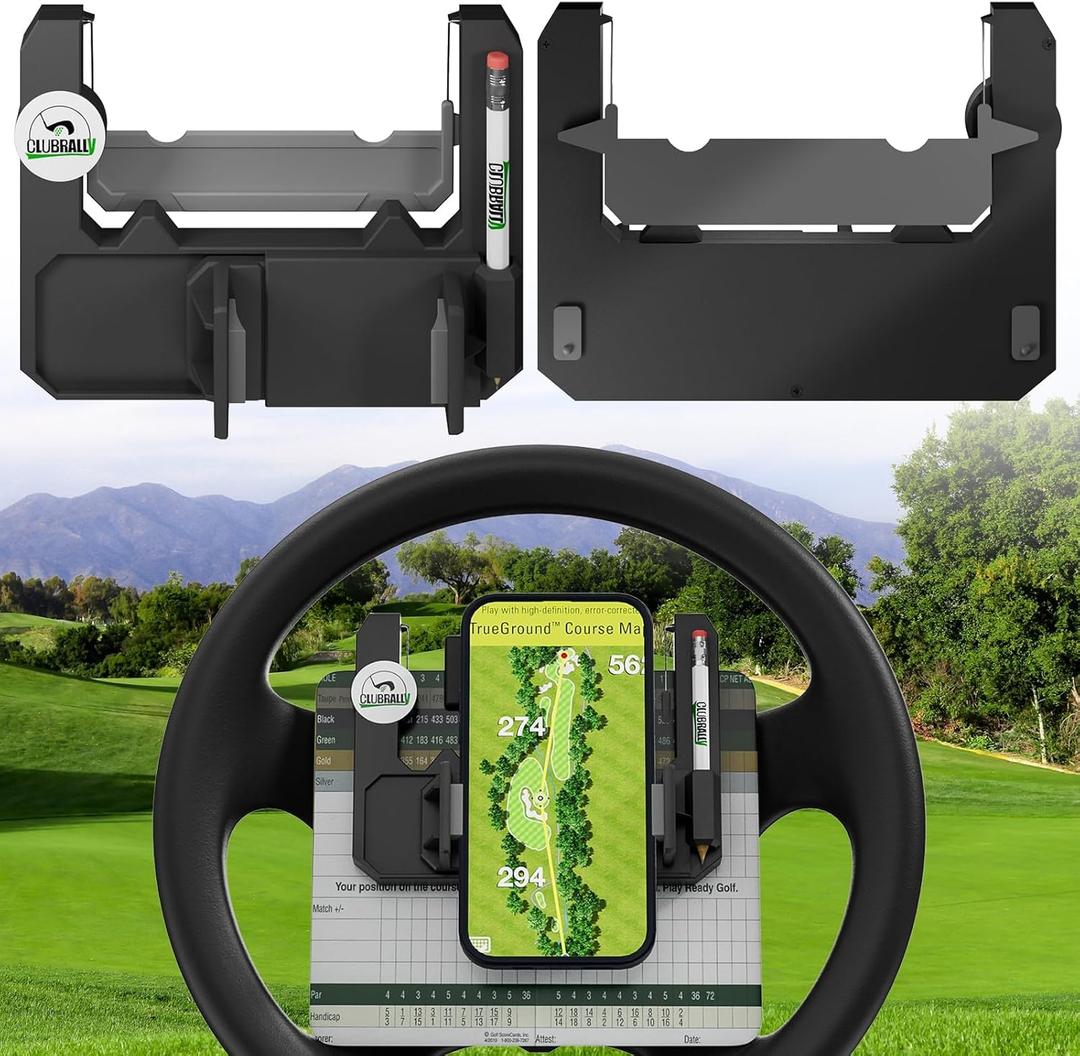 Golf Cart Accessories Steering Wheel Phone Mount for Club Car EZGO Yamaha