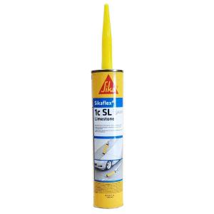 SIKA Sikaflex 1C SL 29 fl oz Limestone - Concrete Expansion Joint Filler, Self-Leveling Polyurethane Sealant for Durable, Waterproof Concrete Repair for Driveways, Sidewalks & Industrial Use