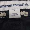 Amazon Essentials Women's 5 Inch Inseam Chino Short, Black Scandi Floral, 10