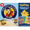PIRATE'S BOOTY Pokémon Aged White Cheddar Rice & Corn Puffs, 0.5 oz Bags (18 Count), 3 Pack BBD: 01-26-26