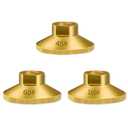 3 Pack 2inch Brazing Discs Brazed Flat Grinding Head, Diamond Grinding Cup Wheel for Angle Grinder Tool