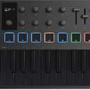 Arturia MiniLab 3 - Universal MIDI Controller for Music Production, with All-in-One Software Package - 25 Keys, 8 Multi-Color Pads - White (MiniLab 3 Only, Deep Black)