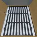 17.5 Inches Cast Iron Grill Grates Replacement 7637 for Weber Spirit I II 200 Series, Spirit E210 E220 S210 S220 Gas Grills (with Front Control Knobs), Grill Grates Parts for Weber Spirit 200