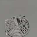 LEKEYE Shower Drain Hair Catcher | Strainer | Shower Stall Drain Cover | Bathroom Drain Protector Stainless Steel and Silicone(Light Gray)