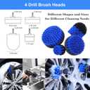 26Pcs Car Detailing Brush Set, Car Detailing Kit, Car Detailing Brushes, Car Cleaning Kit, Car Windshield Cleaning Tool, Professional Car Care kit - Car Wash Brush kit for Interior Exterior Wheels
