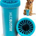 Dexas MudBuster Portable Dog Paw Cleaner, Large, Blue (PW720312)