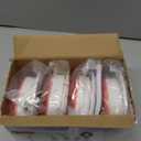 Kidde Hardwired Smoke Detector, AA Battery Backup, Interconnectable, LED Warning Light Indicators, 4 Pack