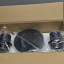 2-Light Bathroom Light Fixtures, Matte Black Bathroom Vanity Lights, Bathroom Lighting Fixtures Over Mirror with Clear Glass Shade, Wall Sconce Light for Bedroom, Living Room and Hallway, 2 Light - 1 Pack