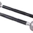 NewYall Inner Outer Front Left and Right Suspension Tie Rod End Kit for Hummer H3 2007-2010, H3 with 16mm Thread Tie Rods 2006, H3T 2009-2010