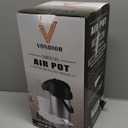 85 oz (2.5L) Airpot Coffee Carafe with Pump, Insulated Stainless Steel Coffee Dispenser, Coffee Carafes for Keeping Hot/Cold, Hot Beverage Dispenser for Party (84.5 Ounces, 1 Pack)