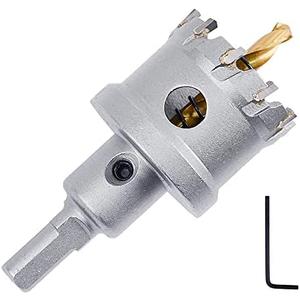 40mm （ 1-4/7"） Metal Steel Hole Saw Drill Bit, Metal Hole Cutter for Thick Metal,Stainless Steel,Iron and Wood (40mm), Pack of 2