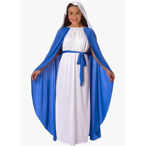 Morph Virgin Mary Costume For Kids, Virgin Mary Costume For Girls, Nativity Outfits For Children, Religious Dress Up S