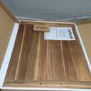 Noodle Board Stove Cover with Handles for Electric, Gas Stove Top (Acacia Wood)